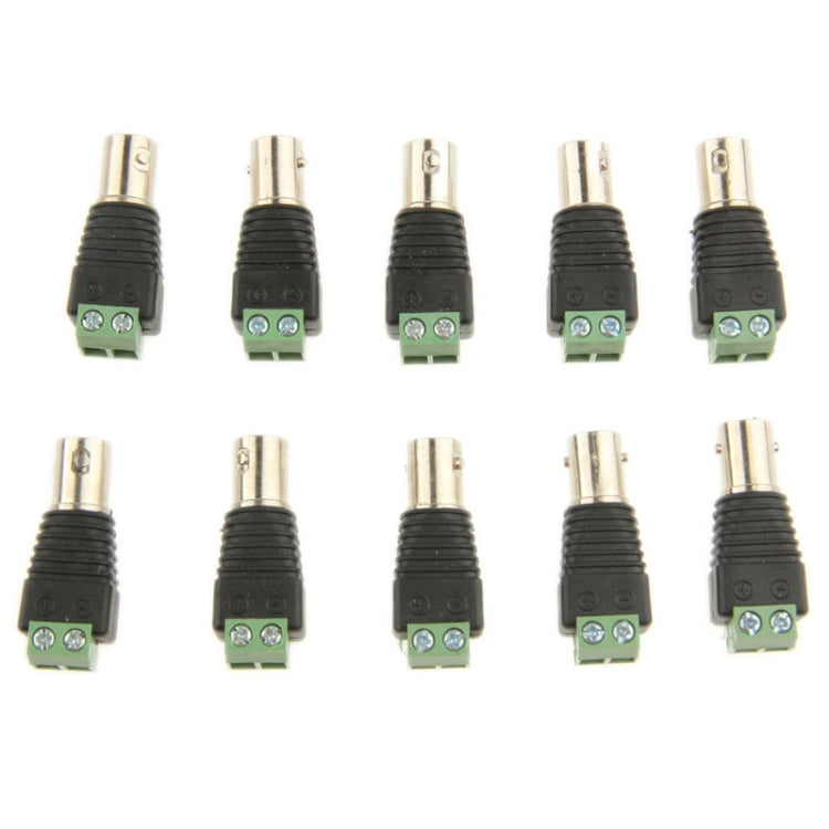 10 PCS Green Power to BNC Coaxial Female Adapter Connector for CCTV Cameras, Green Power 10 PCS Green Power to BNC Coaxial Female Adapter Connector for CCTV Cameras, Green Power
